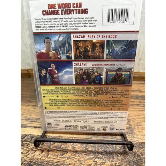 Shazam! & Shazam! Fury of the Gods 2-film Collection DVD NEW DC Zachary Levi - Picture 3 of 3